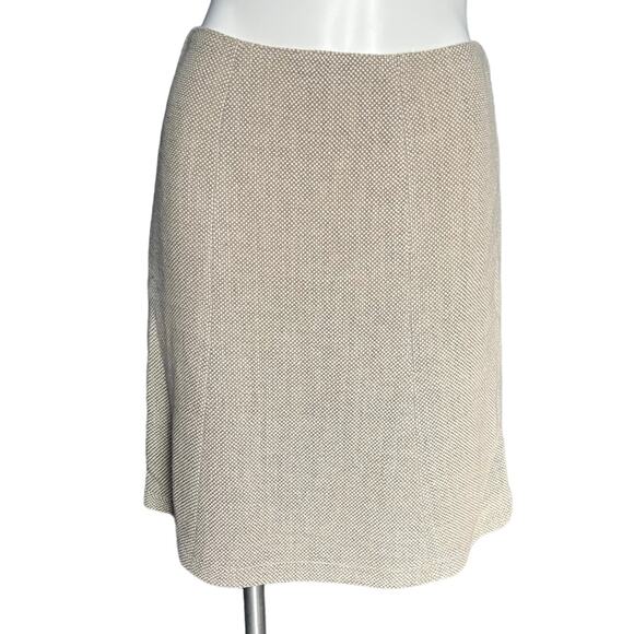 Loro Piana Brooks Brothers Cashmere Wool Tweed Skirt Womens Size 4 - Picture 2 of 9
